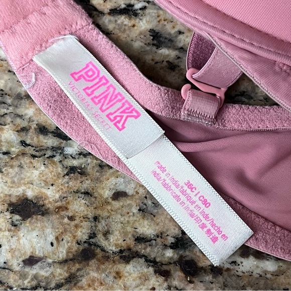 VICTORIA SECRET PINK WEAR EVERYWHERE WEAR EVERYWHERE SUPER PUSH-UP BRA36C - Picture 7 of 8
